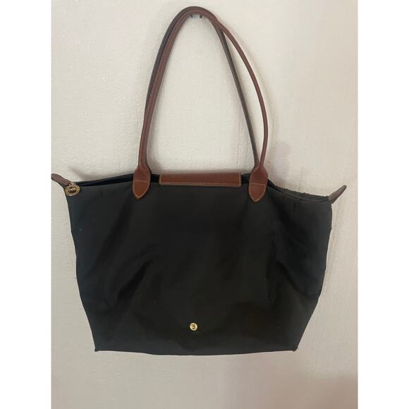 LONGCHAMP Le Pliage Original Tote Bag in Gray LAPTOP TRAVEL Purse - Picture 5 of 9